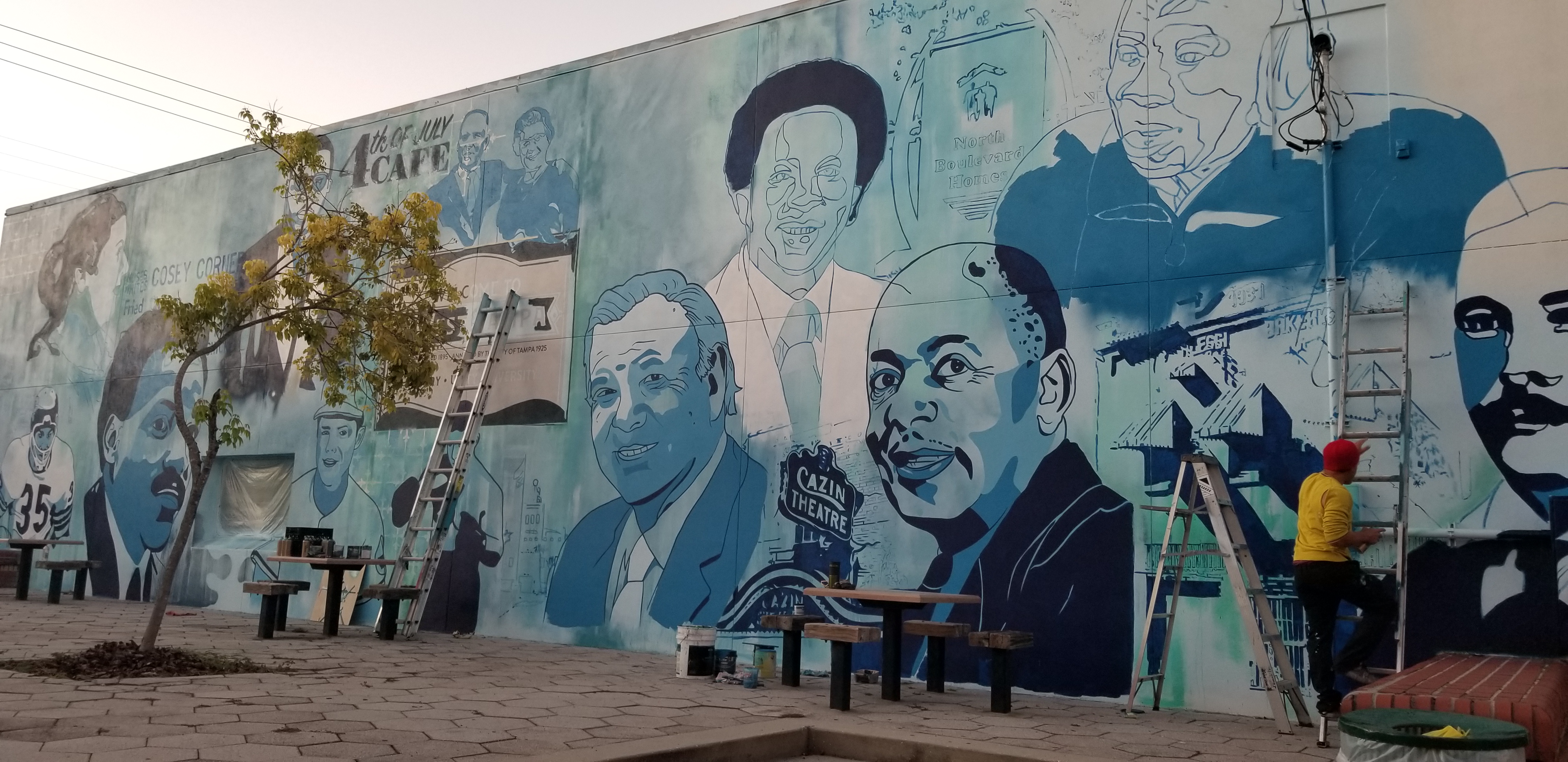 Historical Mural - Faces of West Tampa image